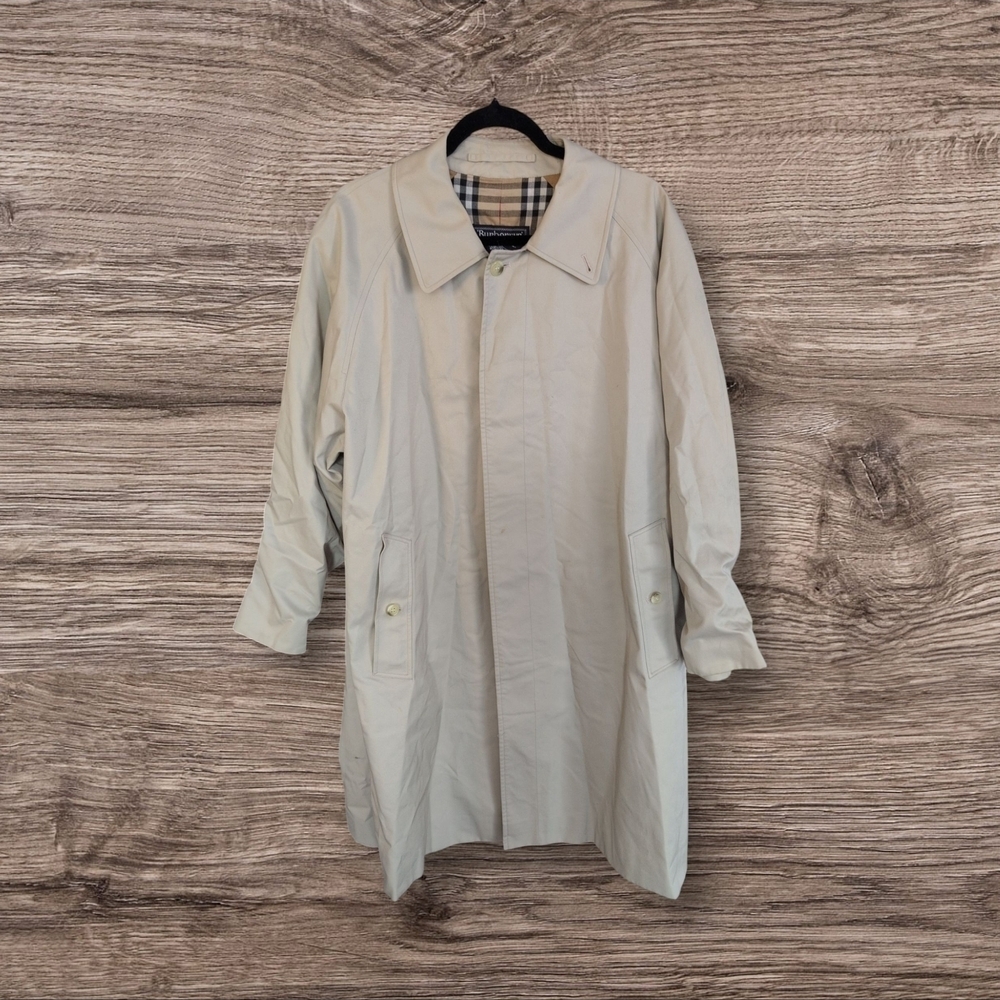 Rare Vintage Burberry nova Check Trench Coat Jacket